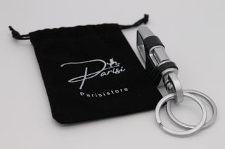 Parisi-Schlüsselanhänger, Hübschen Schlüsselanhänger  komplett mit einer weichen Samttasche