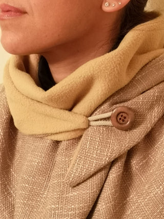 Parisi Winterschal, dreieckig, braun, neueste Mode, weich und bequem, für Frauen und Mädchen